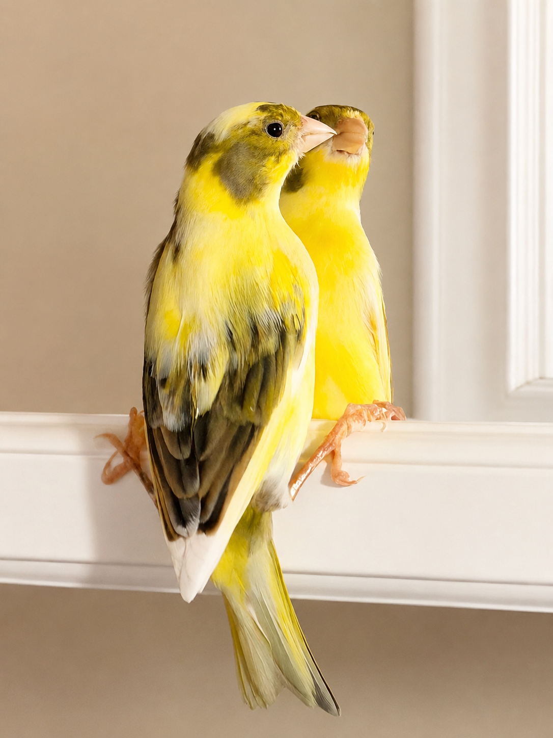 Sawyer - Yellow & Black Male Raza Canary - American Singer Bird