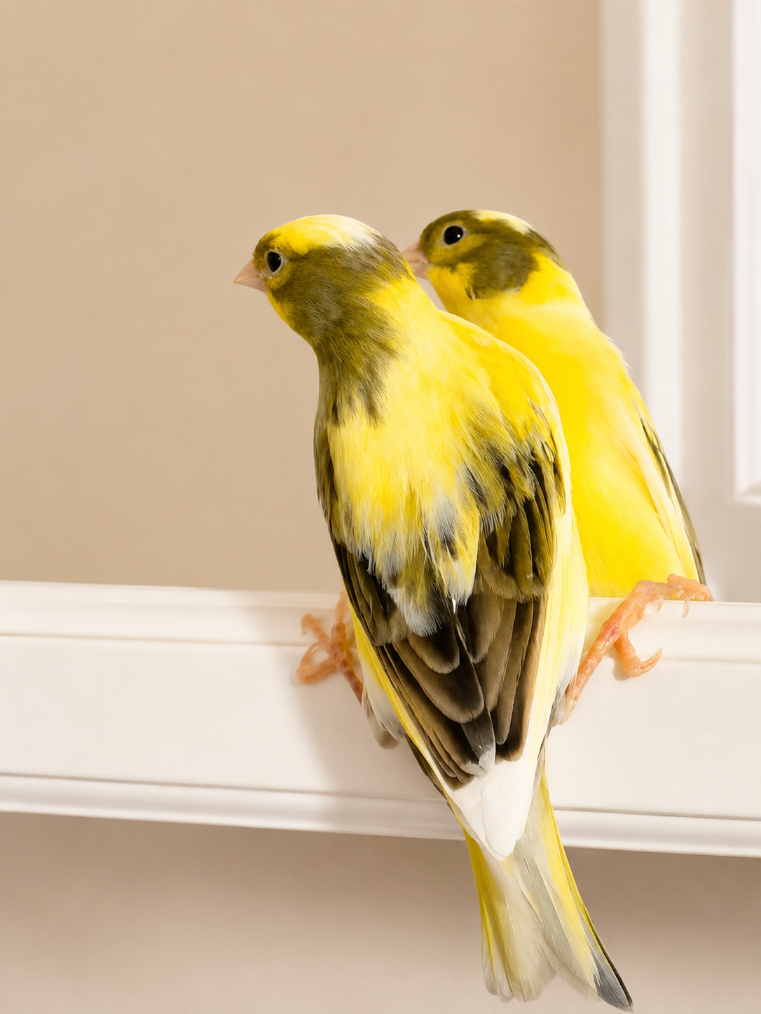Sawyer - Yellow & Black Male Raza Canary - American Singer Bird
